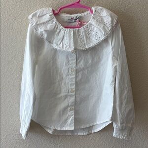 Girl’s Vineyard Vines Long Sleeve Blouse, 5